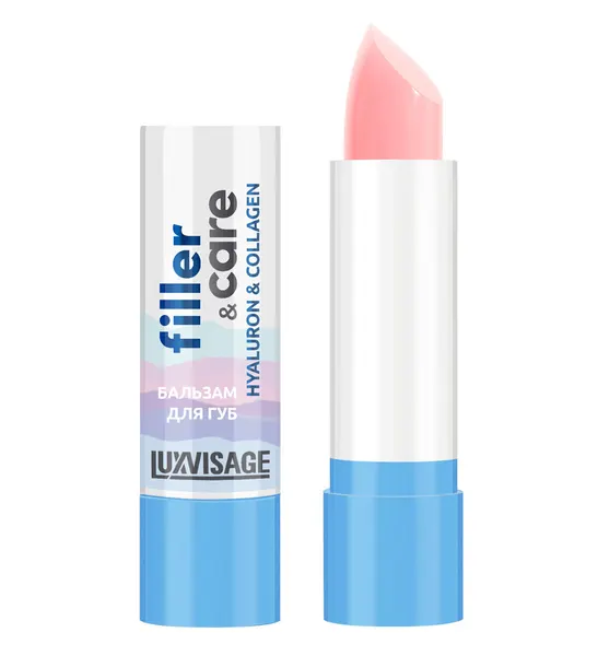 LUXVISAGE Бальзам для губ Filler & Care hyaluron & collagen
