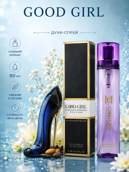 Спреи Духи Carolina Herrera Good Girl 80 мл