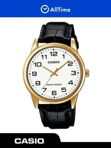 Часы мужские Casio Collection MTP-V001GL-7B / Часы наручные кварцевые классические парные с кожаным ремешком