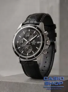 Мужские японские часы Casio Edifice EFR-526L-1A с хронографом с гарантией