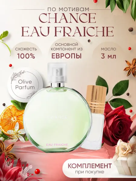 Olive Parfum Масляные духи по мотивам Chance Fraiche 3 мл
