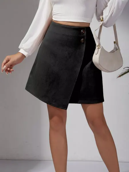 Classy Chic Юбка замшевая мини весенняя