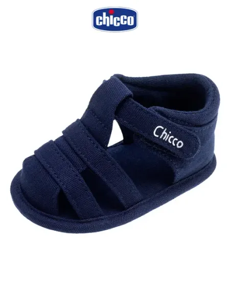 CHICCO Детские пинетки сандалии из ткани с закрытым носком и пяткой
