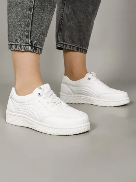 Chici Shoes Полуботинки короткие демисезонные белые