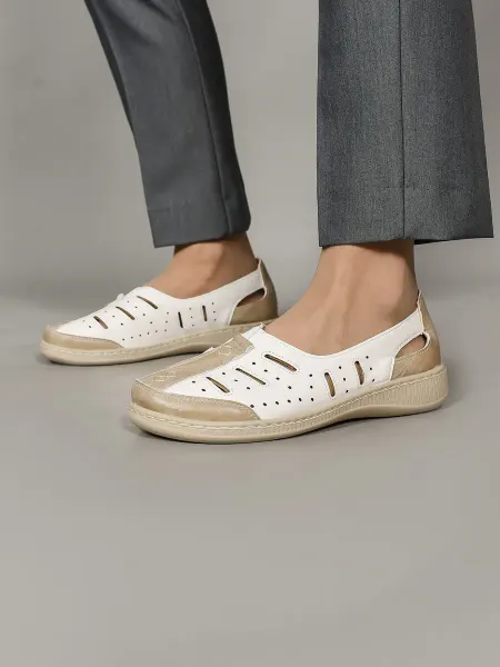 Chici Shoes Мокасины летние кожаные широкие