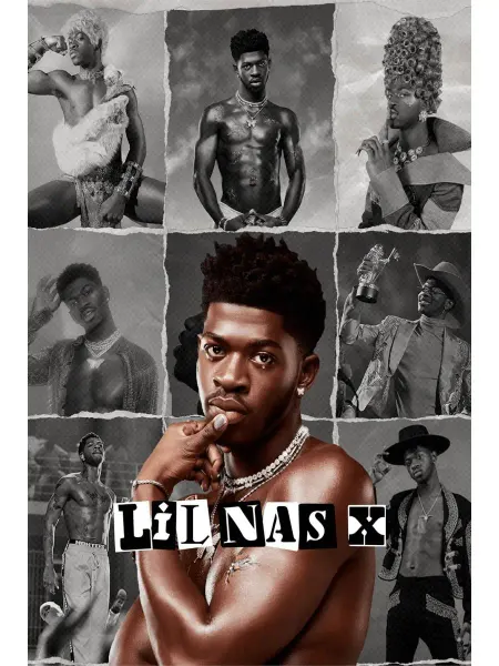 Red Hot Chili Music Постер "Lil Nas X. Коллаж"