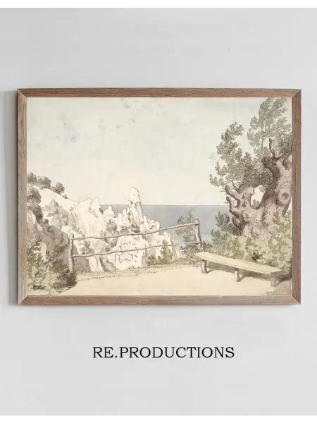 Re.productions Постер Udsigt fra Møns - Christoffer Wilhelm Eckersberg