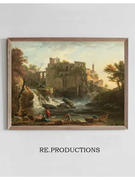 Re.productions Постер View OfTivoli - Claude-Joseph Vernet