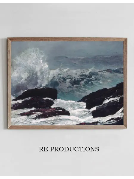 Re.productions Постер Maine Coast - Winslow Homer