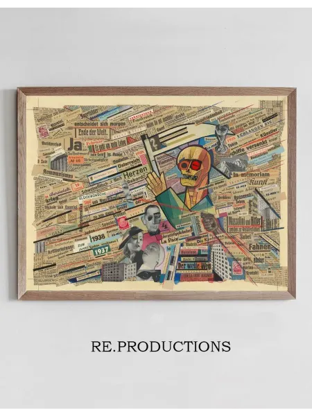 Re.productions Постер Political collage - Karl Wiener