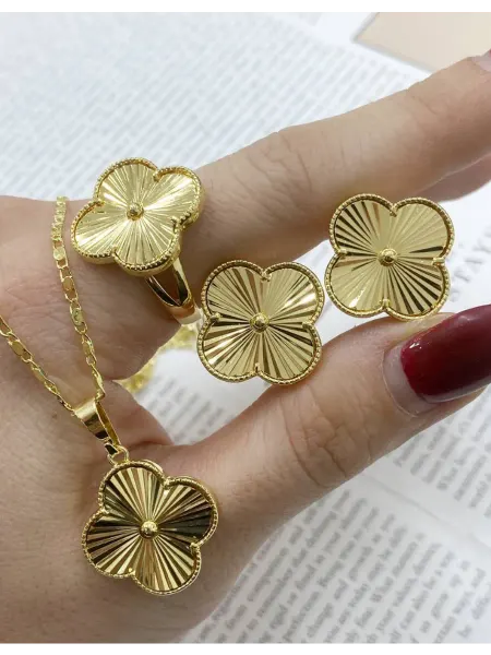 MARUA COLLECTION Комплект украшений под золото