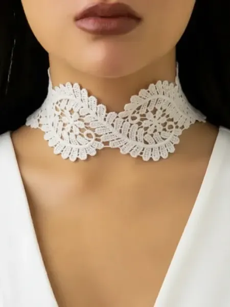 PIANI collection Чокер из кружева ожерелье колье подвеска