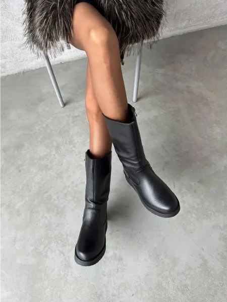 GH Collection Зимние полусапоги без каблука