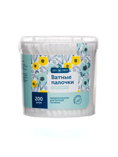 ComForte Ватные палочки стакан х200
