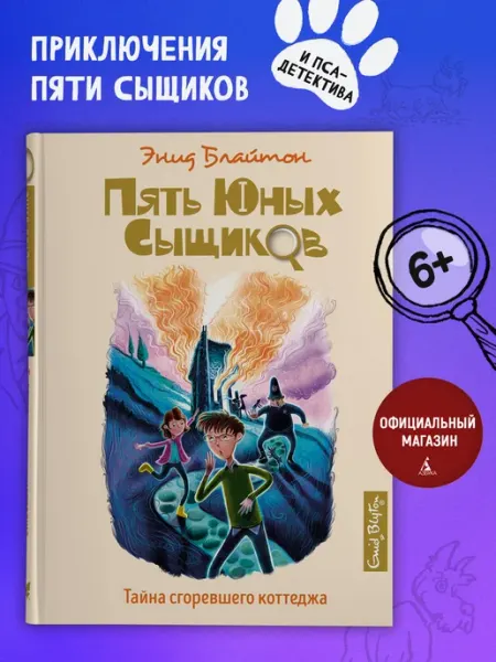 Издательство Махаон Пять юных сыщиков Тайна сгоревшего коттеджа Детский детектив