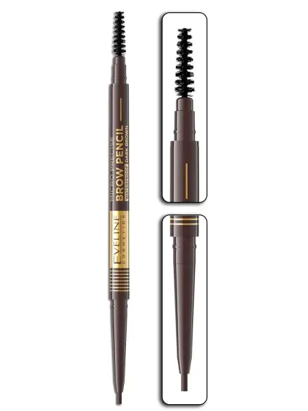 Eveline Cosmetics Водостойкий карандаш для бровей MICRO PRESICE №2 Dark Brown