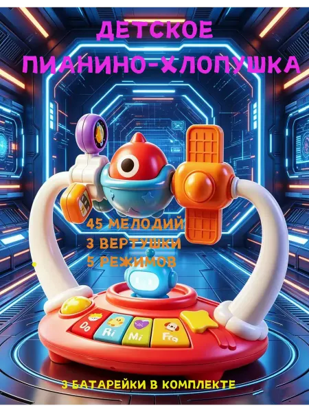 Развивающая музыкальная игрушка для увлекательной игры детям