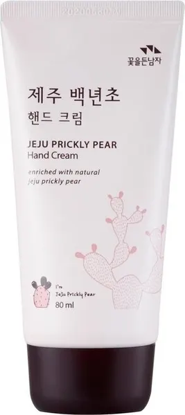 Увлажняющий крем для рук с кактусом Flor de Man Jeju Prickly Pear Hand Cream, 80 мл