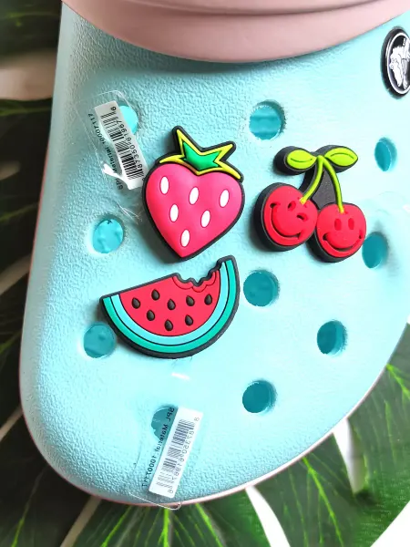 Fun_Jibz Джибитсы для crocs Фрукты Арбуз Клубника Вишня