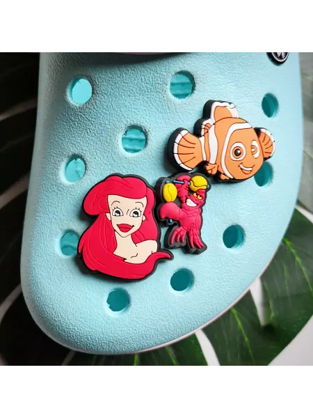 Fun_Jibz Джибитс Русалочка Ариель детские Дисней для Crocs