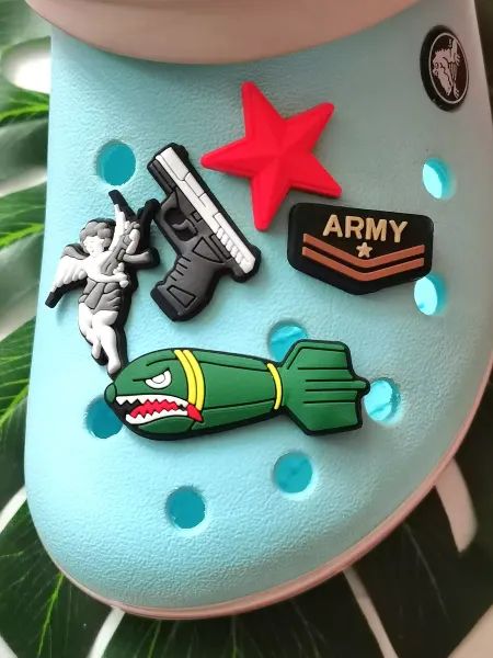 Fun_Jibz Джибитсы Армия военные мужские на Crocs