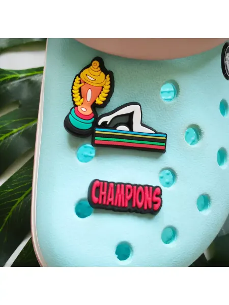 Fun_Jibz Джибитс чемпион для пловцов для Crocs в бассейн