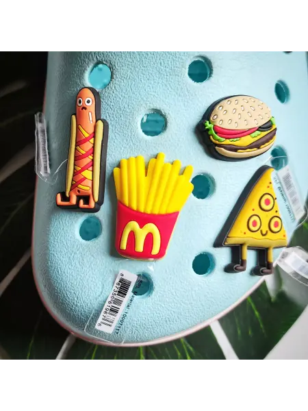 Fun_Jibz Джибитс на Crocs Бургер Пицца Ход-дог Макдональдс