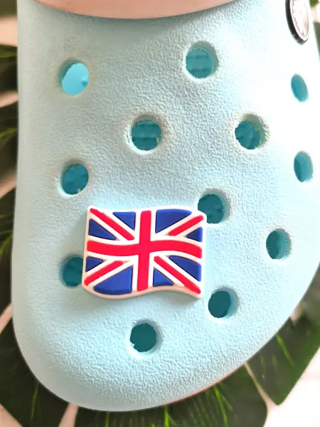 Fun_Jibz Джибитс для Crocs Флаг Великобритании