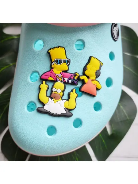 Fun_Jibz Джибитсы на crocs Симпсоны взрослые