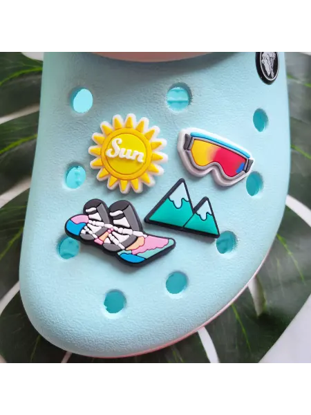 Fun_Jibz Джибитсы горы сноуборд для Crocs