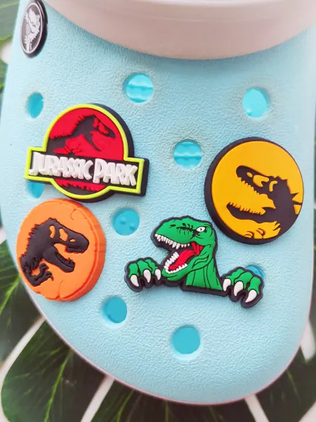 Fun_Jibz Джибитсы динозавры на Crocs для мальчиков