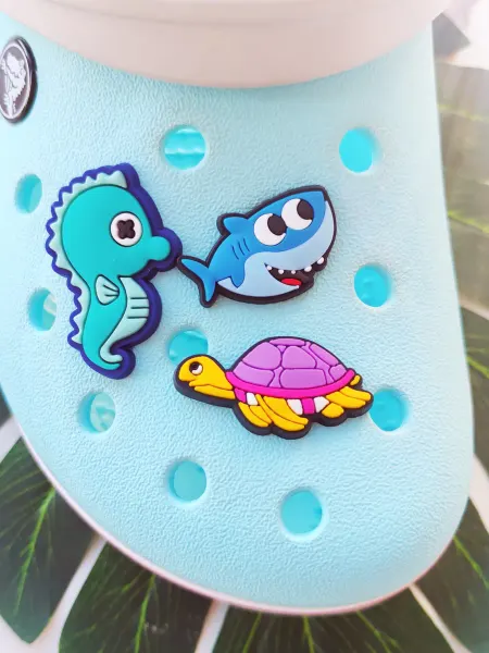 Fun_Jibz Джибитсы для Crocs морские рыбки