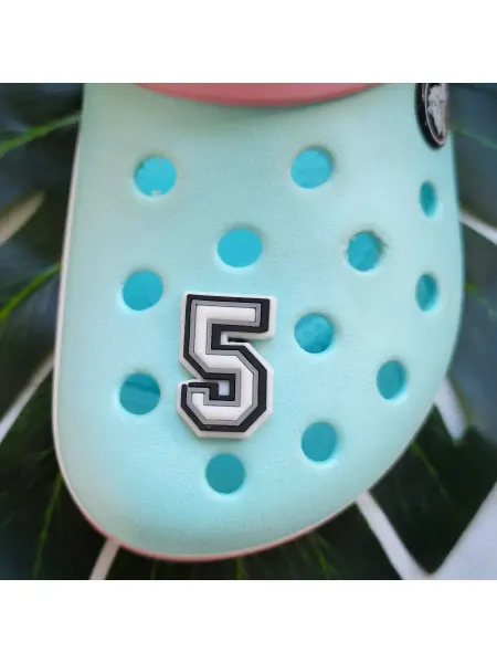 Fun_Jibz Джибитсы на crocs цифры с номером