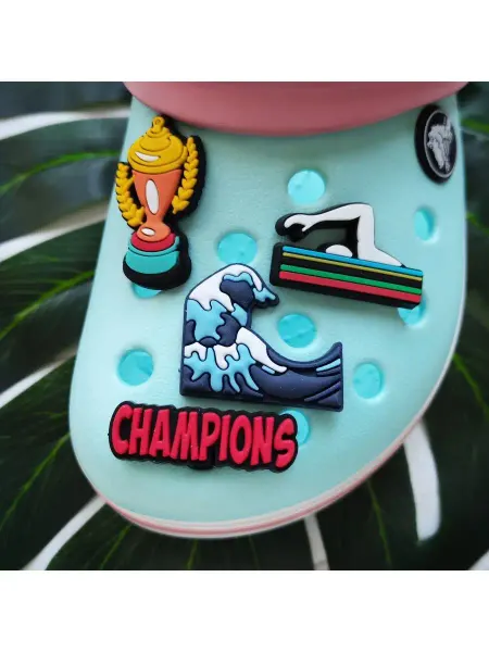 Fun_Jibz Джибитсы для плавания для пловцов на Crocs