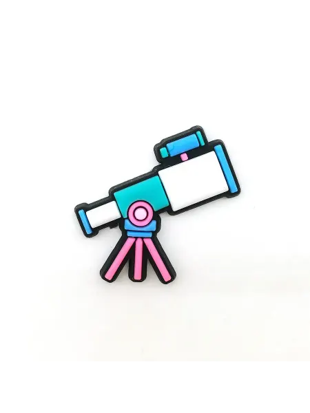 ZU JIBBITZ Украшение Jibbitz для обуви Crocs космос телескоп