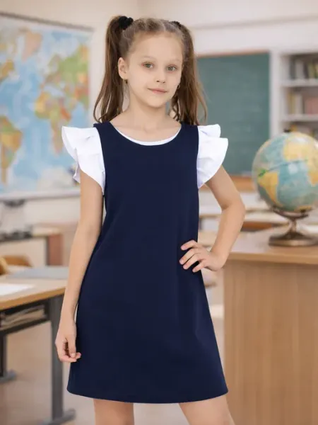 CоЛнЦе Сарафан школьный форма платье