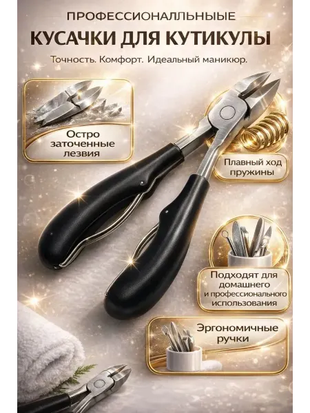 DA04 Кусачки для кутикулы профессиональные и ногтей