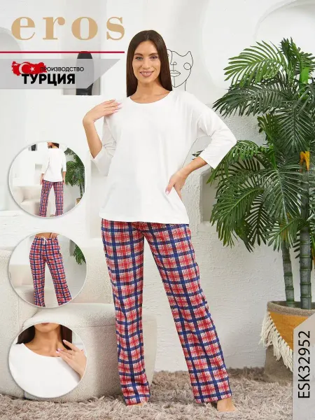 DAGI Пижама со штанами и футболкой хлопок
