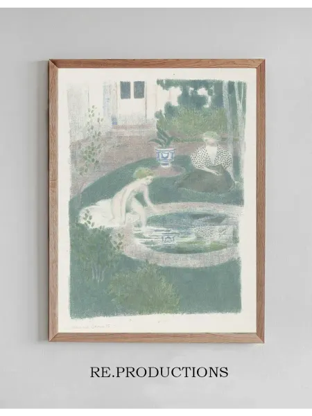 Re.productions Постер Le reflet dans la fontaine - Maurice Denis