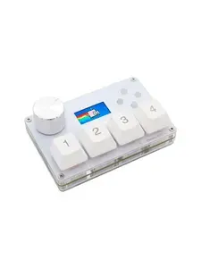 Игровая механическая программируемая клавиатура VOROTEX SayoDevice O3C++ с дисплеем, Outemu Pink Switch, для OSU и Geometry Dash