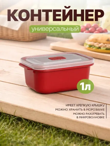 DDSTYLE Контейнер для СВЧ с клапаном 500 мл