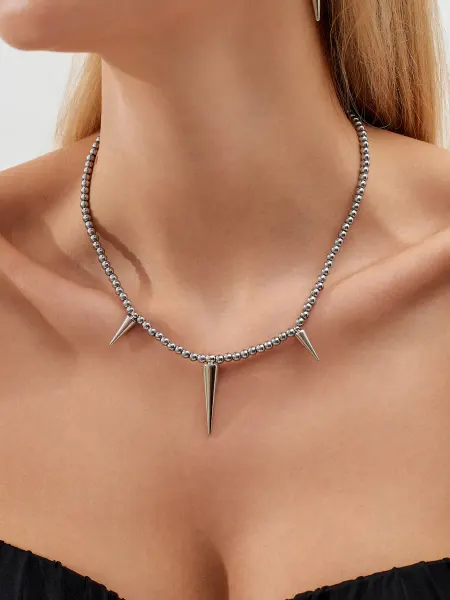 Via deLuxe Чокер из гематита бижутерия украшение