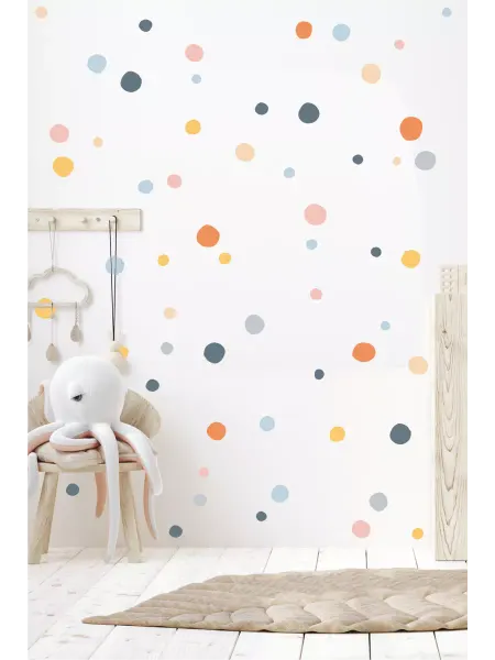 Kotya Motya DESIGN Наклейки на стену для декора Горошек конфетти