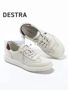 Destra Кеды белые женские натуральная кожа