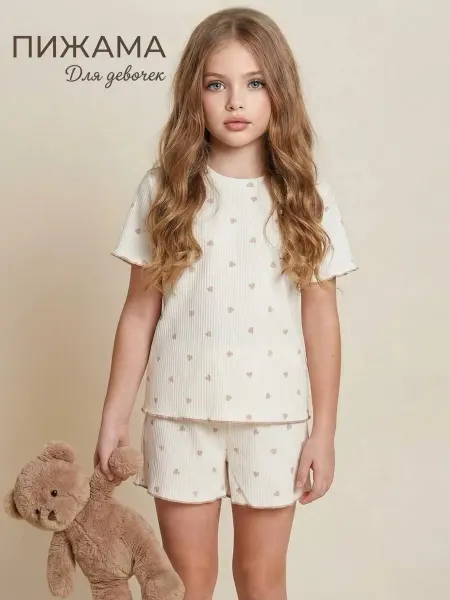 DIALeta kids Пижама детская с шортами и футболкой хлопок