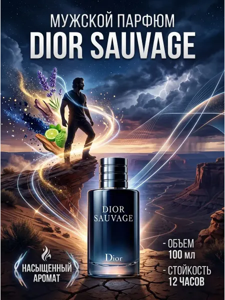 Dior Духи с богатым древесно цитрусовым аккордом