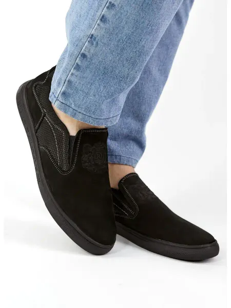 DjamiShoes Мокасины из натурального нубука повседневные