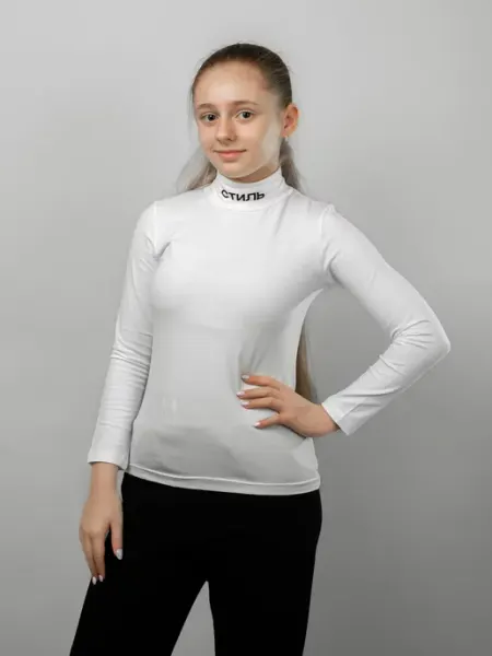 DO-MINIK Водолазка однотонная подростковая