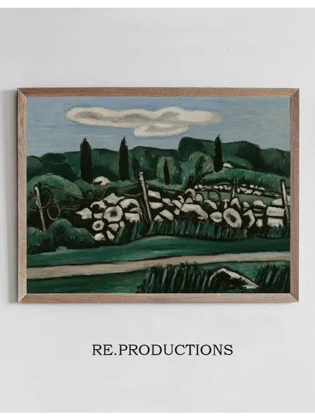 Re.productions Постер The Last Stone Walls,Dogtown - Marsden Hartley