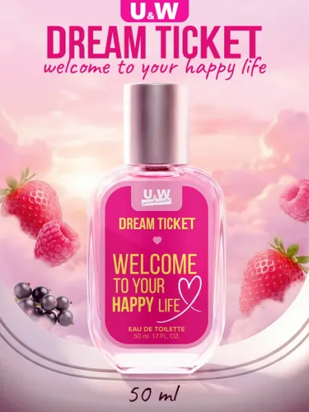 You&World Духи женские сладкие Dream Ticket Happy Life 50 мл